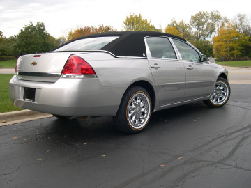 235/50R17 White/Gold tires on a 2008 CHEVROLET IMPALA LT