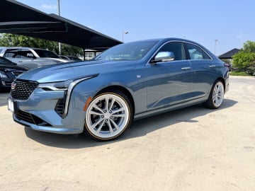 225/50R17 White/Gold tires on a 2023 CADILLAC CT4 PREMIUM LUXURY