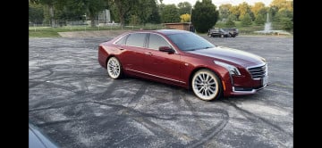 Vogue 245/45R19 White/Gold tires on a 2017 CADILLAC CT6 LUXURY
