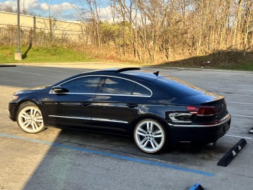 Vogue 245/40R18 White/Gold tires on a 2014 VOLKSWAGEN CC EXECUTIVE