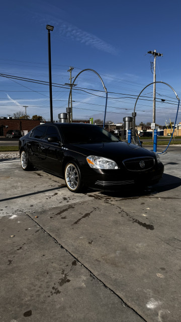 235/55R17 White/Gold tires on a 2008 BUICK LUCERNE CXL