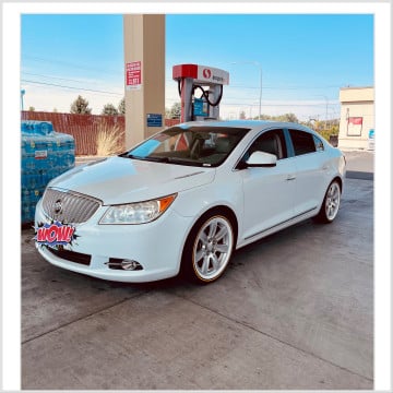 Vogue 235/50R18 White/Gold tires on a 2011 BUICK LACROSSE CXL-CXS