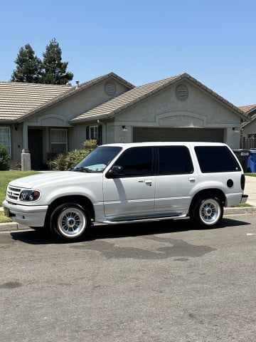 235/75R15 White/Gold tires on a 1998 FORD EXPLORER 2WD -4WD