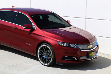 Vogue 245/40R20 White/Gold tires on a 2014 CHEVROLET IMPALA LT