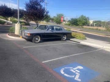 235/70R15 White/Gold tires on a 1988 Rolls royce Spur