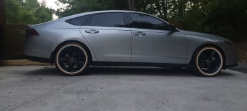 Vogue 245/45R19 White/Gold tires on a 2024 HONDA ACCORD HYBRID SPORT-L
