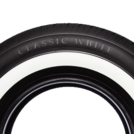 Classic White Sidewall Closeup