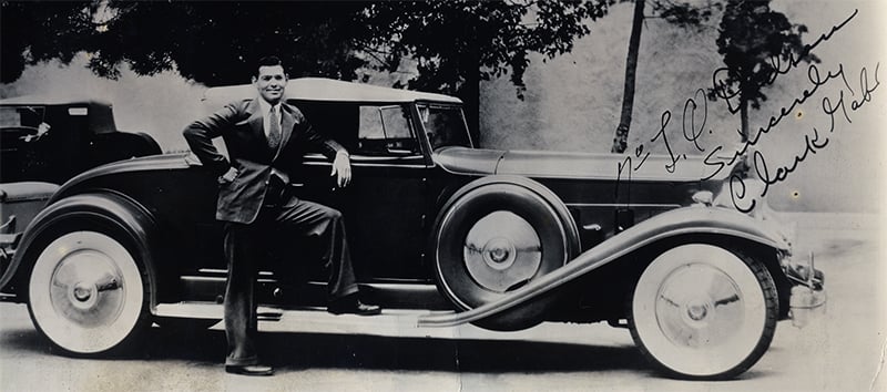 Vogue Tyres on Clark Gable's Vehicle