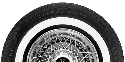 Showing the Vogue Tyre Whitewall Sidewall